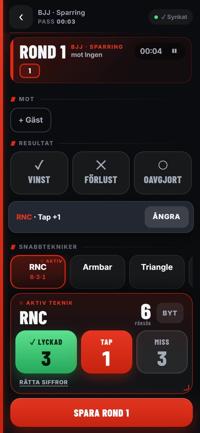 STARKAST: BJJ-sparring rond för rond